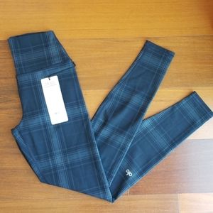 ALO High-Waist Vapor legacy plaid legging
